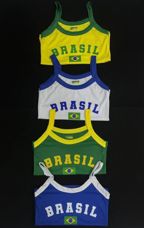 Cropped Brasil Feminino