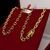 CORRENTE CORDÃO 70CM CADEADO 8MM COM FECHO DE SANTA - BANHADO A OURO 18K - comprar online