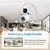 Cámara Bombillo Fija y 360 Discreta y Versátil para Vigilancia Interior y Exterior en internet