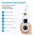 Cámara Bombillo Fija y 360 Discreta y Versátil para Vigilancia Interior y Exterior