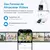 Cámara Bombillo Fija y 360 Discreta y Versátil para Vigilancia Interior y Exterior en internet