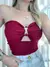 Cropped Feminino Sem Alça Com Fivela Liene Ref. 907 (12345670018924132028) - loja online