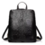 Mochila Feminina de Couro Preta - comprar online