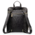 Mochila Feminina de Couro Preta - Eldinha Outlet