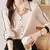 Elegante Camisa Feminina em Patchwork - comprar online