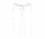 Molde calça masculina tactel