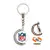 Imagem do Pingente de mochila escolar com chave de gema do time de rúgbi