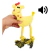 Brinquedo Pelúcia Girafa C/ Apito Pet - UNISO