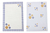 Imagem do Kit 4 Papéis De Carta & 2 Envelopes Flor