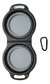 Comedouro Duplo Retrátil De Silicone - UNISO