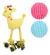 Brinquedo Pelúcia Girafa C/ Apito Pet