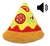 Brinquedo Pelúcia Pizza C/ Apito Pet - comprar online