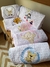 Manta Bebê Personalizada Bordada Piquet Cobertor 110x 90cm - Barcci Decor