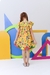 Vestido Florido Amarelo Estela na internet