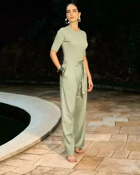 CALÇA AMARRAÇÃO COM PREGAS - comprar online