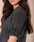 CONJUNTO T-SHIRT OVERSIZED PLUMAS E BERMUDA - The Closet