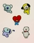 Hebillas para Pelo - BT21 - BTS - comprar online