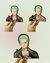 Sticker Lenticular 3D - Zoro 1 - One Piece - comprar online