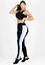 Calça Branco e Azul Legging Metamorfose Listra Lateral | REF: MTF5 - Nuvie Wear