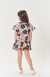 Conjunto Blusa e Short Flores Off White Cinti na internet