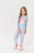 Pijama Infantil Menina Blusa Sweet E Calça Azul Mundo Cinti - comprar online