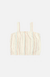 Conjunto Blusa e Shot-Saia Listrado Natural Cinti - Colorê Kids