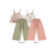 Conjunto Calça e Blusa - Rosa & Verde - comprar online