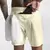 Imagem do 2024 novos shorts masculinos de camada única tecido macio rápido cor sólida c