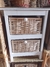 CAJONERAS MADERA Y MIMBRE 2 CAJONES - comprar online