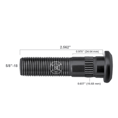 BIRLO DE SERVICIO LIGERO 5/8-18x2.562" -BR30024RP - comprar en línea