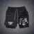 Calções de malha masculina 2 em 1 desempenho shorts de fitness bolso cordão t - Alfa Style