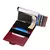 Imagem do Carteiras Rfid Card para homens, fibra de carbono Slim Mini Wallet, 14 titulares