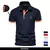 AIOPESON bordado 35% algodão camisa polo masculina casual cor sólida fino ajus