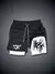 Calções de malha masculina 2 em 1 desempenho shorts de fitness bolso cordão t - loja online