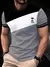 Verão clássico masculino camiseta ao ar livre em torno do pescoço manga curto na internet