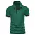 Imagem do AIOPESON bordado 35% algodão camisa polo masculina casual cor sólida fino ajus