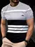 Verão clássico masculino camiseta ao ar livre em torno do pescoço manga curto - comprar online