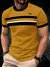 Imagem do Verão clássico masculino camiseta ao ar livre em torno do pescoço manga curto