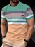 Verão clássico masculino camiseta ao ar livre em torno do pescoço manga curto - Alfa Style