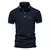 Imagem do AIOPESON bordado 35% algodão camisa polo masculina casual cor sólida fino ajus