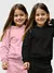 Kit Com 2 Moletom Canguru Infantil Sem Estampa Liso Meninas