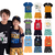 Kit 10 peças de Roupa Conjunto Infantil e Juvenil Menino Tamanho 01 ao 16 - Reino dos Pequenos