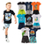 Kit 10 peças de Roupa Conjunto Infantil e Juvenil Menino Tamanho 01 ao 16 - loja online