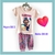 Playeras de algodón niña stitch y Labubu - tienda en línea