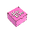 Caixa MDF Rosa Dobradiça 8x8x5cm com Aplique Mãe Te Amo - comprar online