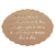 PLACA NUVEM VOCE E PRESENTE... 29X21CM