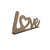 PALAVRA LOVE CORACAO PEQUENA COM BASE 20X7CM - comprar online