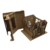 Casa de Natal MDF Estilo Europeu com Tampa 13,5x14x10,5 Nº2 (desmontado) - comprar online