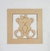 QUADRO 20X20CM URSA LAÇO