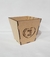 Cachepot MDF Laser com Escrita Mãe Te Amo 10x10cm